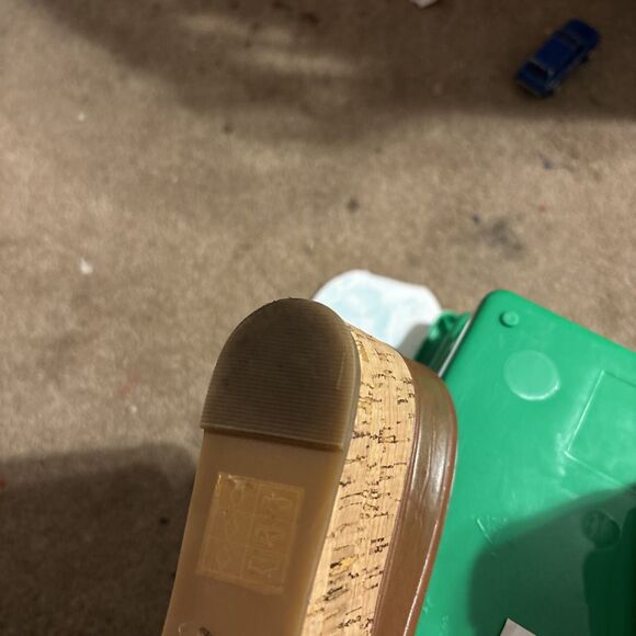 Aldo Wedge Brown Platform Sandals Shoes Size 37 US 6.5 Excellent Condition - Picture 7 of 7